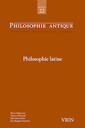 Philosophie antique, no 22